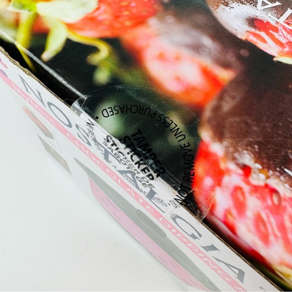 NOSTALGIA My Mini Chocolate Dipping Pot *Lid & Pink Heart Design 20 Oz Sealed - Picture 5 of 5